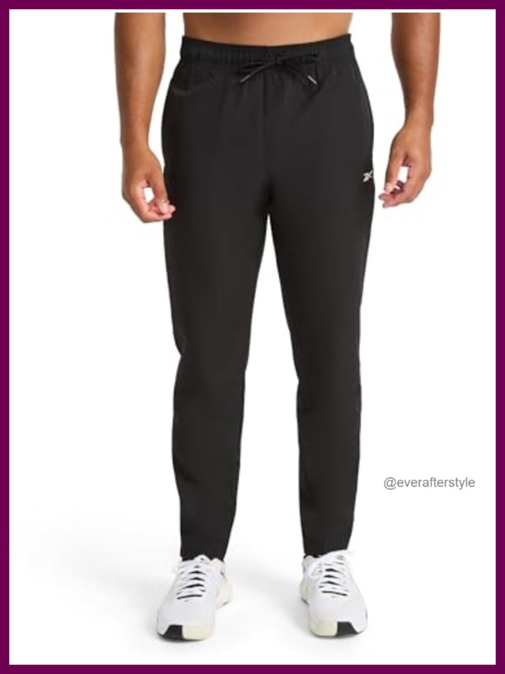 Men's Lightweight Stretch Poly Performance Track Pants 30" Inseam